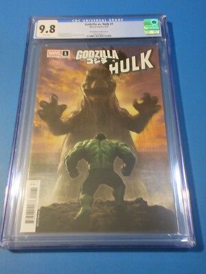 Godzilla vs Hulk #1 Stonehouse variant CGC 9.8 NM/M Gorgeous Gem Wow-image