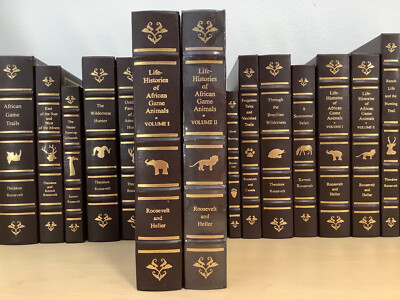 Life-Histories of African Game Animals Vol I & II - Theodore Roosevelt - leather-image