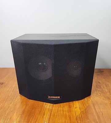 Fisher WS-460B Vintage 2-Way Bookshelf Speaker (1) Made in USA 8 Ohms Tested-image