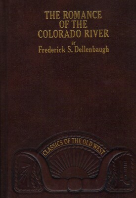 1982 HC, Leather-Bound Book: The Romance Of The Colorado River.. Mint, Like New!-image