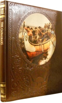 1977 Time Life Old West Series The Canadians Ogden Tanner Leather Bound-image