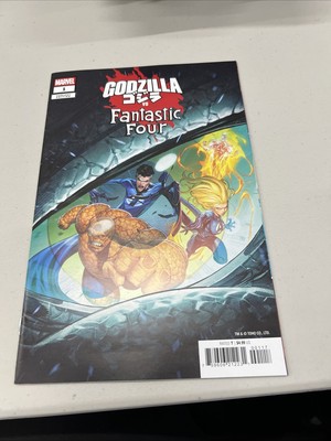 GODZILLA VS. FANTASTIC FOUR #1 - 1:25 RATIO IBAN COELLO VARIANT-image