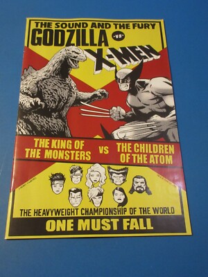 Godzilla vs X-men #1 Garbett variant NM Gem wow-image