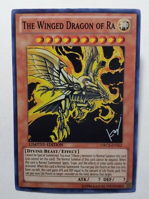The Winged Dragon of Ra Super Rare ORCS-ENSE2 Limited Edition Near Mint Yugioh-image