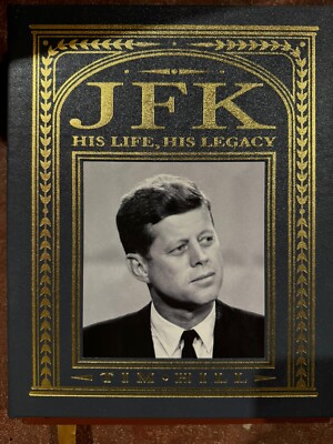 John f Kennedy JFK His Life His Legacy Leather Bound Hardcover Tim hill-image
