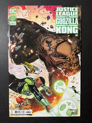 JUSTICE LEAGUE VS GODZILLA VS KONG #6 *NM OR BETTER!* (DC, 2024)  MAIN COVER!-image