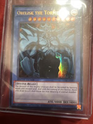 OBELISK THE TORMENTOR QUARTER CENTURY RARE LC01-EN001 NEAR MINT YUGIOH-image
