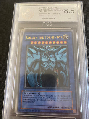 Obelisk the Tormentor GBI 002 Ultra Rare PGS 8.5 YuGiOh-image