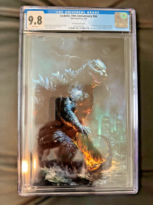 GODZILLA 70TH ANNIVERSARY #1 LUCIO PARRILLO VIRGIN VARIANT CGC 9.8-image