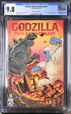 CGC 9.8 Godzilla Chomp 70th Anniversary SDCC Plastic Empire Exclusive LE 500-image