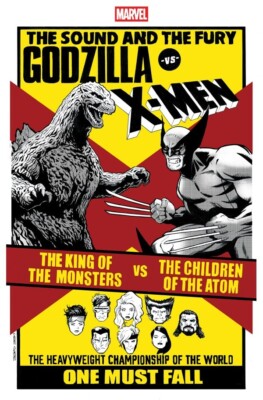 Godzilla Vs X-Men #1 Lee Garbett Versus Var 5/14 Marvel Comics-image