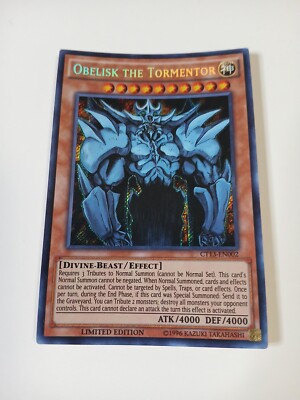 YuGiOh! Obelisk the Tormentor CT13-EN002  Limited Edition Secret Rare -image