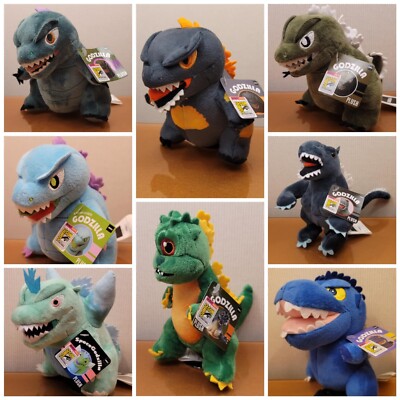 SDCC 2024 EXCLUSIVE UCC Distributing Godzilla 6″ 8 PIECE Plush SET IN HAND-image