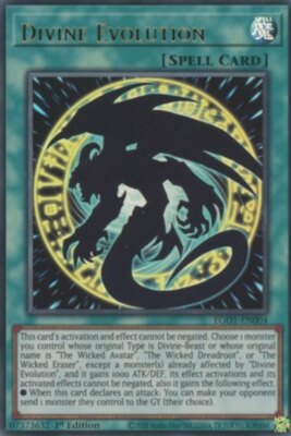 Yu Gi Oh Yu-Gi-Oh! Divine Evolution - EGO1-EN004 - Ultra Rare - 1st Edition Near-image