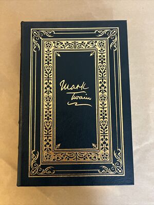 EASTON PRESS Life on the Mississippi - Mark Twain Full Leather Raised Bands Gilt-image