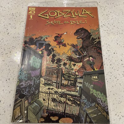 GODZILLA SKATE OR DIE # 1 San Diego Comic Con SDCC 2024 IDW NM Brand New-image