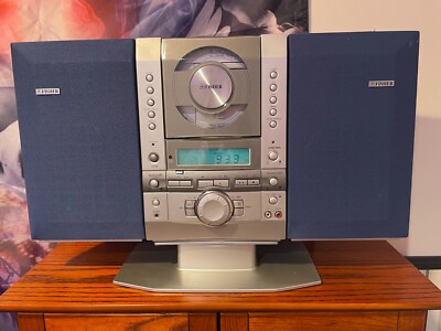 Fisher Slim 1500 Micro Music System | CD/Radio NO REMOTE (Working)-image