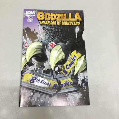 Godzilla Kingdom Of Monster #1 8th Street Books & Comics Retailer 2011 (GZ09)-image