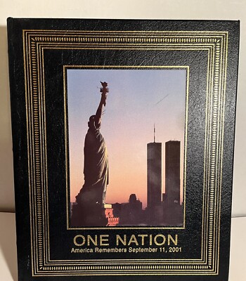Easton Press Leather Cover  ~ One Nation: America Remembers September 11, 2001-image