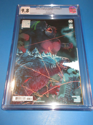 Justice League vs Godzilla vs Kong #7 Janin 1:25  variant CGC 9.8 NM/M  Gem Wow-image