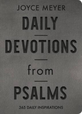 Daily Devotions from Psalms: 365 Daily Inspirations - Leather Bound - GOOD-image
