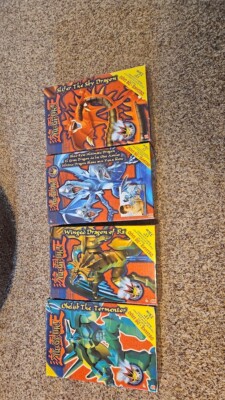 13 Inch Model Kits 2003 Yugioh Lot of Four Figures All with Box-image