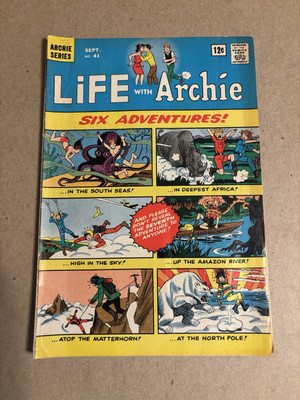 Life With Archie #41 1965 1st U.S. App of Godzilla Complete . Loose Middle Wrap-image