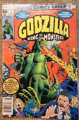 Marvel & Toho Godzilla King of The Monsters #1 1977 Comic Book-image