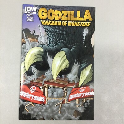 Godzilla Kingdom Of Monster #1 Newbury Comics Exclusive IDW 2011 (GZ126)-image