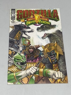 GODZILLA VS MIGHTY MORPHIN POWER RANGERS #1 Cvr B VARIANT FIRST PRINTING-image