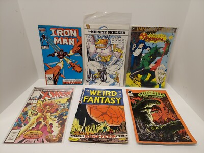 Weird Fantasy #13 Godzilla King Of Monsters #1 Legends Of Stargazers 2 Midnite S-image