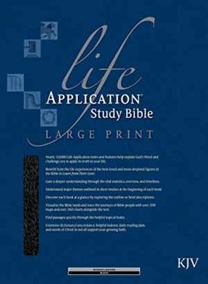 KJV Life Application Study Bible, Second Edition, Large - Leather Bound - Good-image