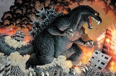 Godzilla: Comic - City - Poster-image