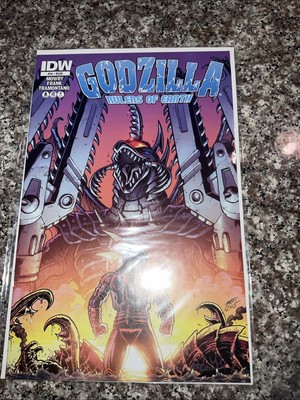 GODZILLA RULERS OF EARTH #24 MAY 2015 IDW COVER BY MATT FRANK B&B-image