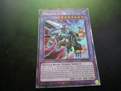 Rindbrumm the Striking Dragon (Platinum Secret Rare) RA02-EN025 25th Anniversary-image