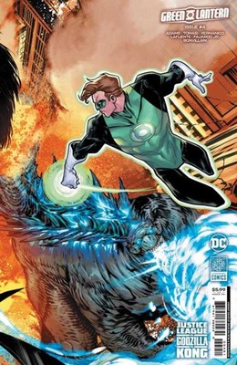 Green Lantern #4 Baldeon Connecting Justice League vs Godzilla vs Kong Variant-image