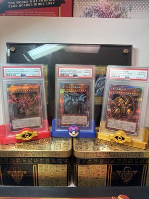 PSA 10 SET Slifer Obelisk Winged Dragon Of Ra Prismatic God Box 2020 Japan-image