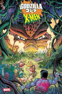 GODZILLA vs. X-MEN #1 (NICK BRADSHAW VARIANT)(2025) COMIC BOOK ~ MARVEL-image