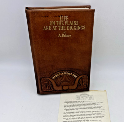 Life on the Plains and At the Diggings Delano Classics of the Old West VG-image