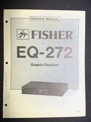 Fisher EQ-272 Service Manual Graphic Equalizer Original-image