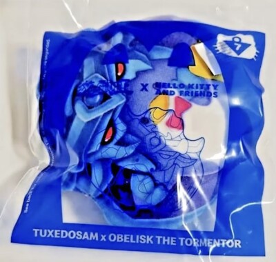 2024 #7 Tuxedo Sam x Obelisk The Tormentor McDonald's YU-GI-OH X HELLO KITTY Toy-image