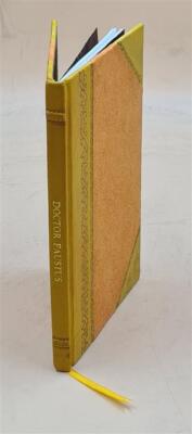 The Tragicall History Of The Horrible Life And Death Of Doctor F [Leather Bound]-image