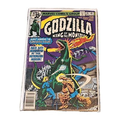 Godzilla King of Monsters #20 Newsstand Marvel 1979 Fantastic Four Kaiju -image