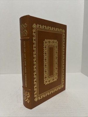 Out Of My Life And Thought Albert Schweitzer Easton Press Leather-image
