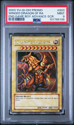The Winged Dragon of Ra GBI-003 - PSA 9 - Secret Rare Yugioh Gameboy-image