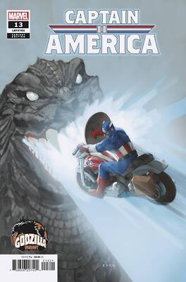 CAPTAIN AMERICA #13 PHIL NOTO GODZILLA VAR MARVEL PRH-image