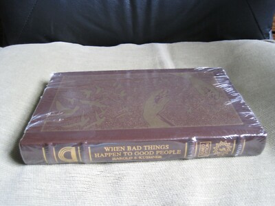 HAROLD KUSHNER SIGNED - WHEN BAD THINGS HAPPEN TO GOOD PEOPLE - EASTON PRESS NEW-image