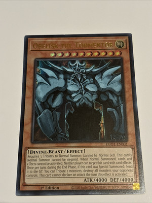2020 Konami Yo-Gi-Oh! Obelisk The Tormentor EGO1-EN001 Divine Beast-image