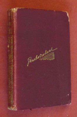 Charles Dickens: Sketches by Boz (Old No date, Flex Leather bound) Vintage-image