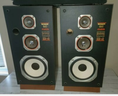 Vintage Fisher DS-811 Speakers TESTED LOCAL PICKUP Made in USA-image